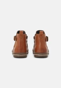 Friboo Leather Booties - Stivaletti - Cognac -Friboo 4bd1d8c86c114435a07b873afc26e291
