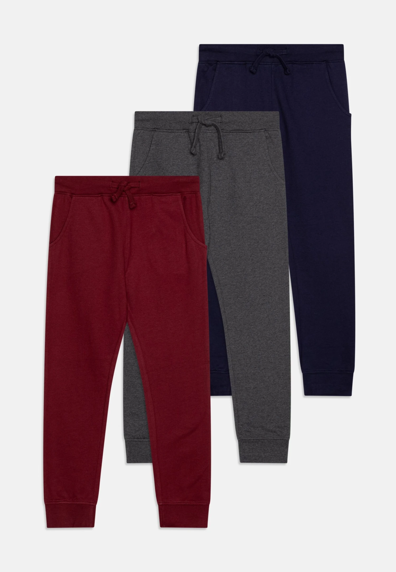 Friboo Unisex 3 PackPantaloni SportiviBlue/Grey/Dark Red Bambini Pantaloni F5724B02A-K11 1 Friboo Unisex 3 PackPantaloni SportiviBlue/Grey/Dark Red Bambini Pantaloni F5724B02A-K11