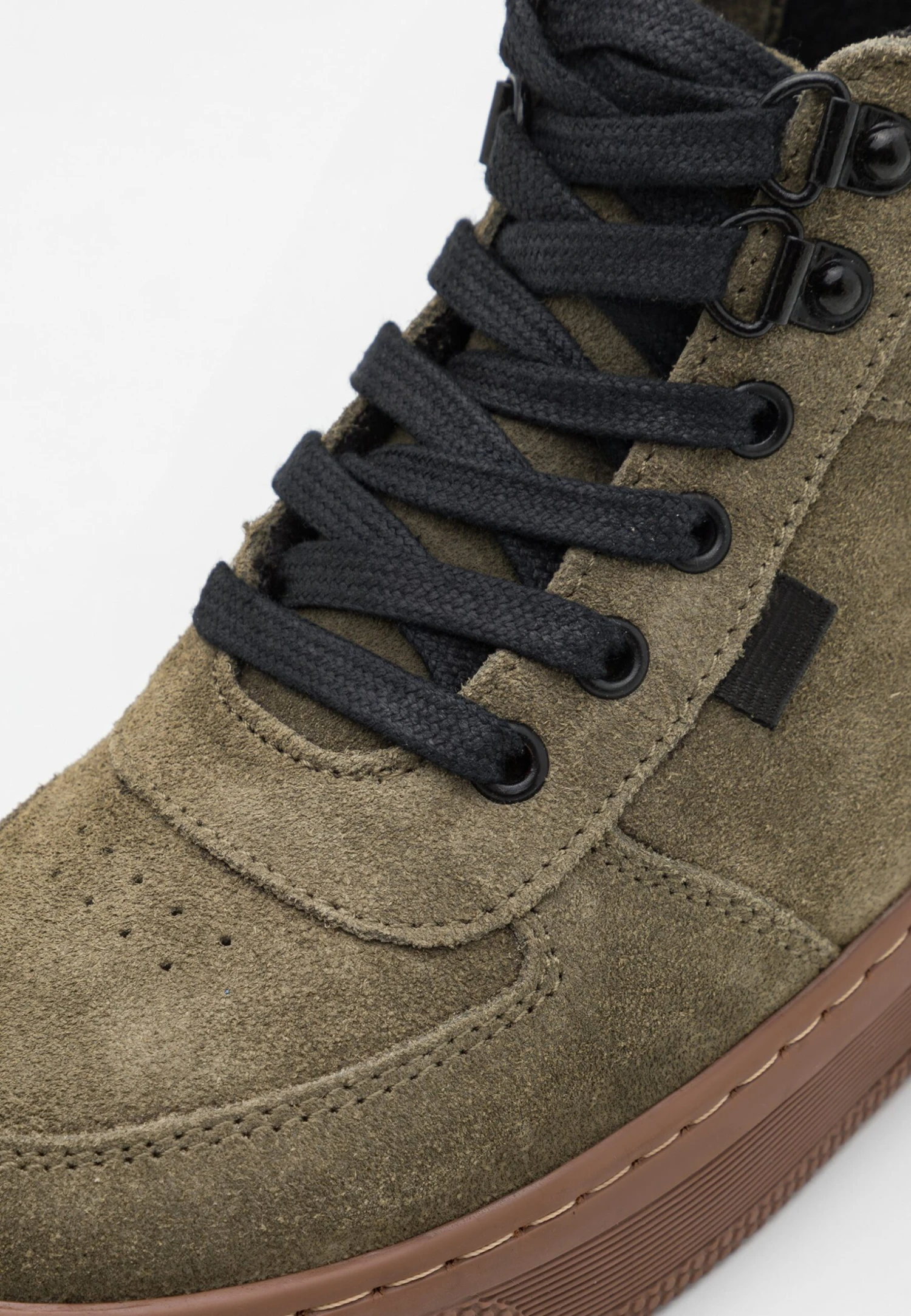 Friboo Leather - Stivaletti Stringati - Khaki 6 Friboo Leather - Stivaletti Stringati - Khaki - immagine 6