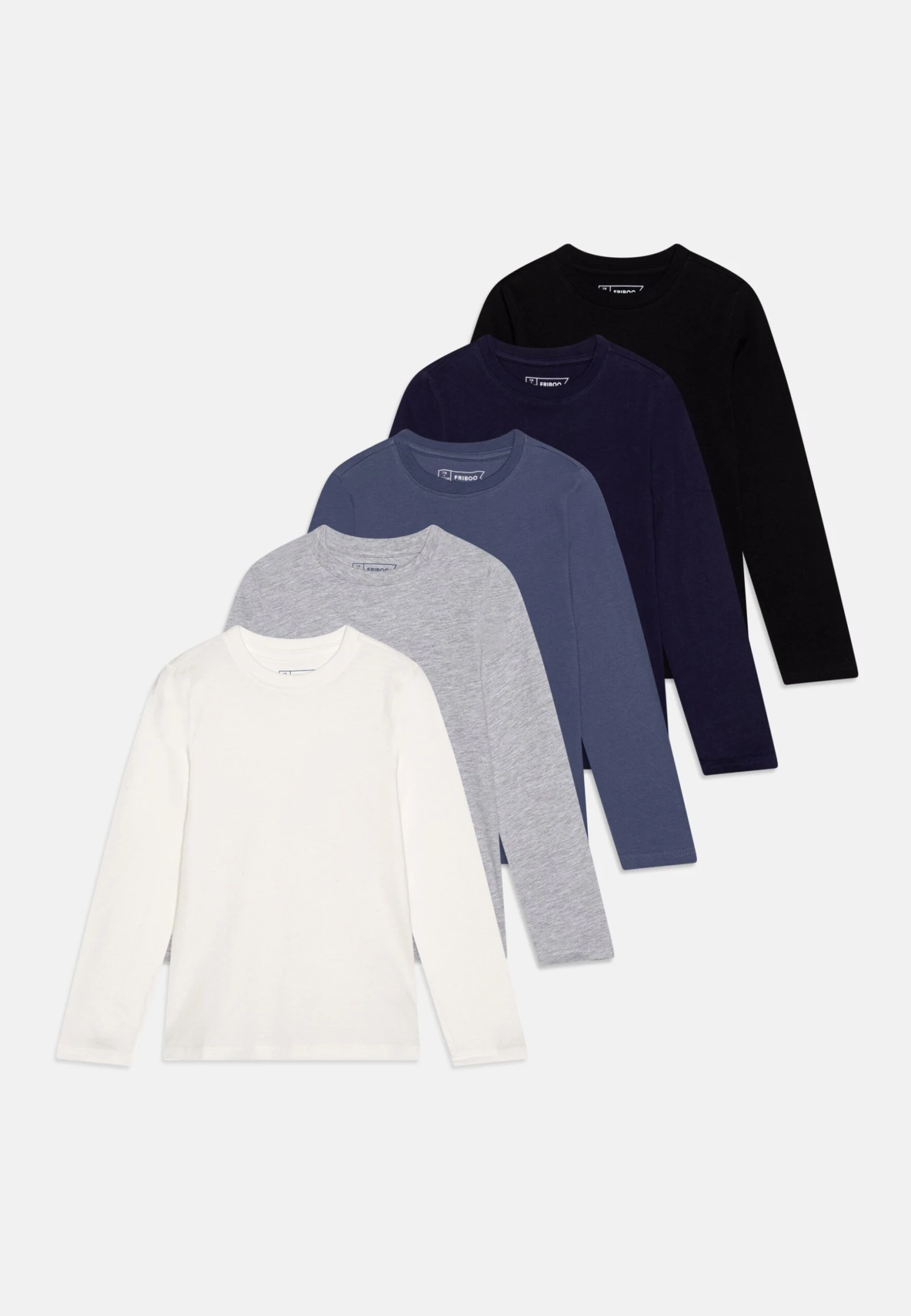 Friboo 5 PackMaglietta A Manica LungaMulti-Coloured/Blue/Black Bambini T-shirt & Top F5723G075-T13 1 Friboo 5 PackMaglietta A Manica LungaMulti-Coloured/Blue/Black Bambini T-shirt & Top F5723G075-T13