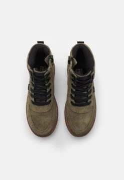 Friboo Leather - Stivaletti Stringati - Khaki 9 Friboo Leather - Stivaletti Stringati - Khaki -Friboo ceaaa599a05f4869abd8451200e3b9c4