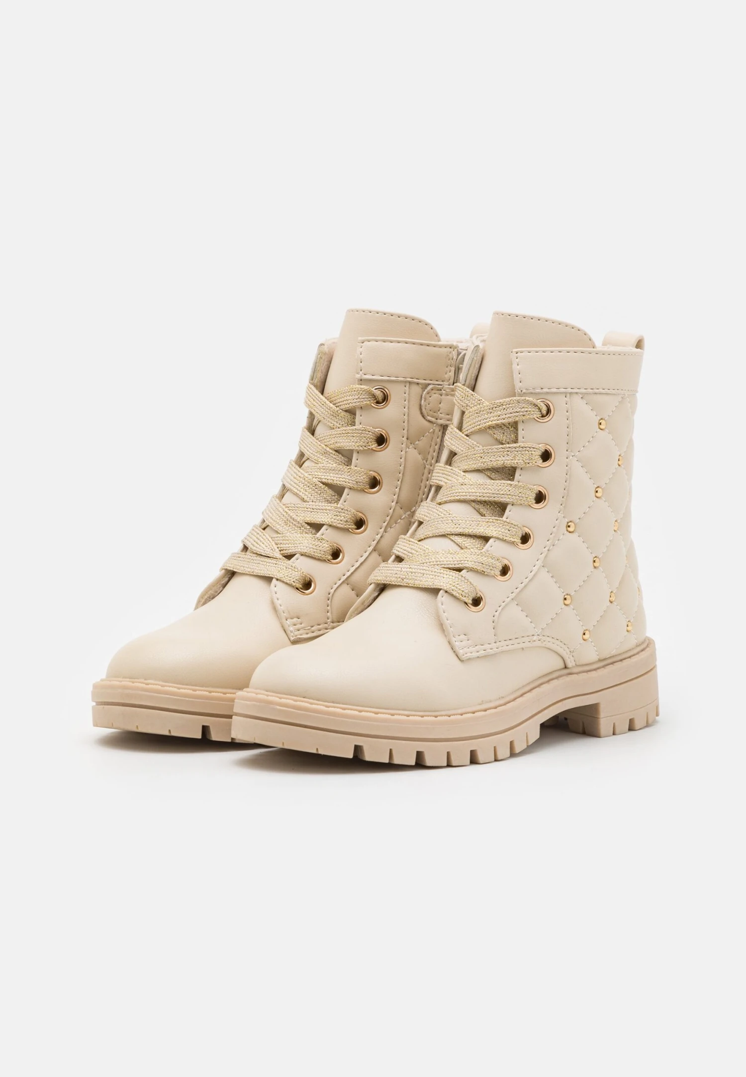 Friboo Stivaletti Stringati - Nude 2 Friboo Stivaletti Stringati - Nude - immagine 2