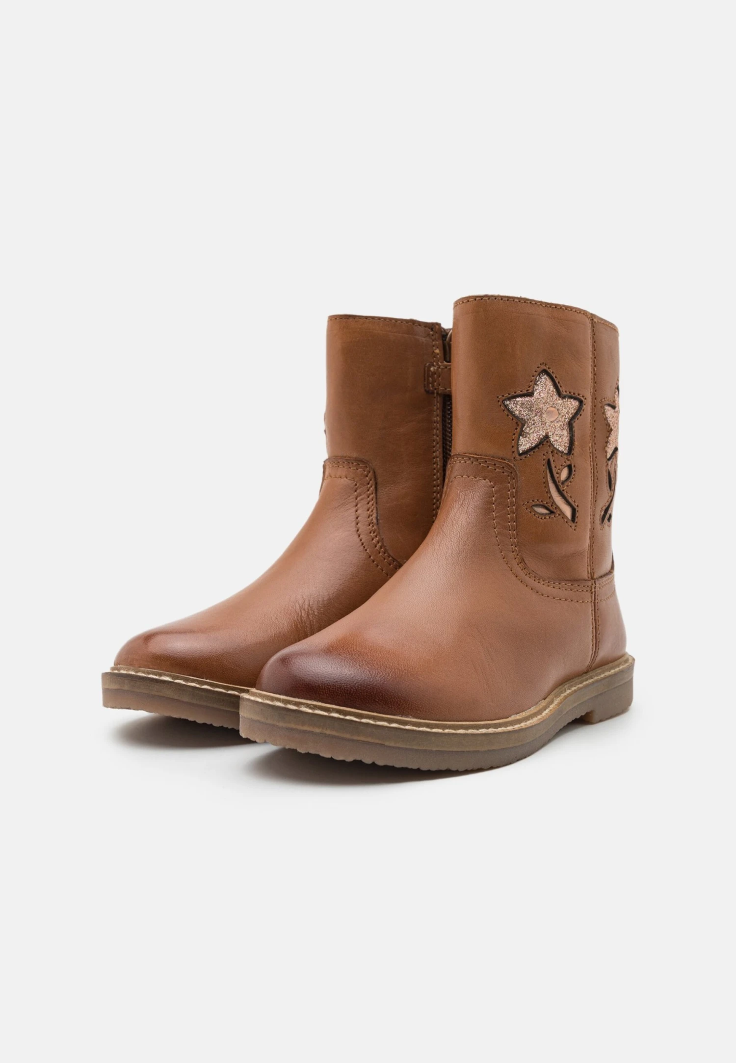 Friboo LeatherStivalettiCognac Bambini Stivali F5713I0GE-O11 2 Friboo LeatherStivalettiCognac Bambini Stivali F5713I0GE-O11 - immagine 2