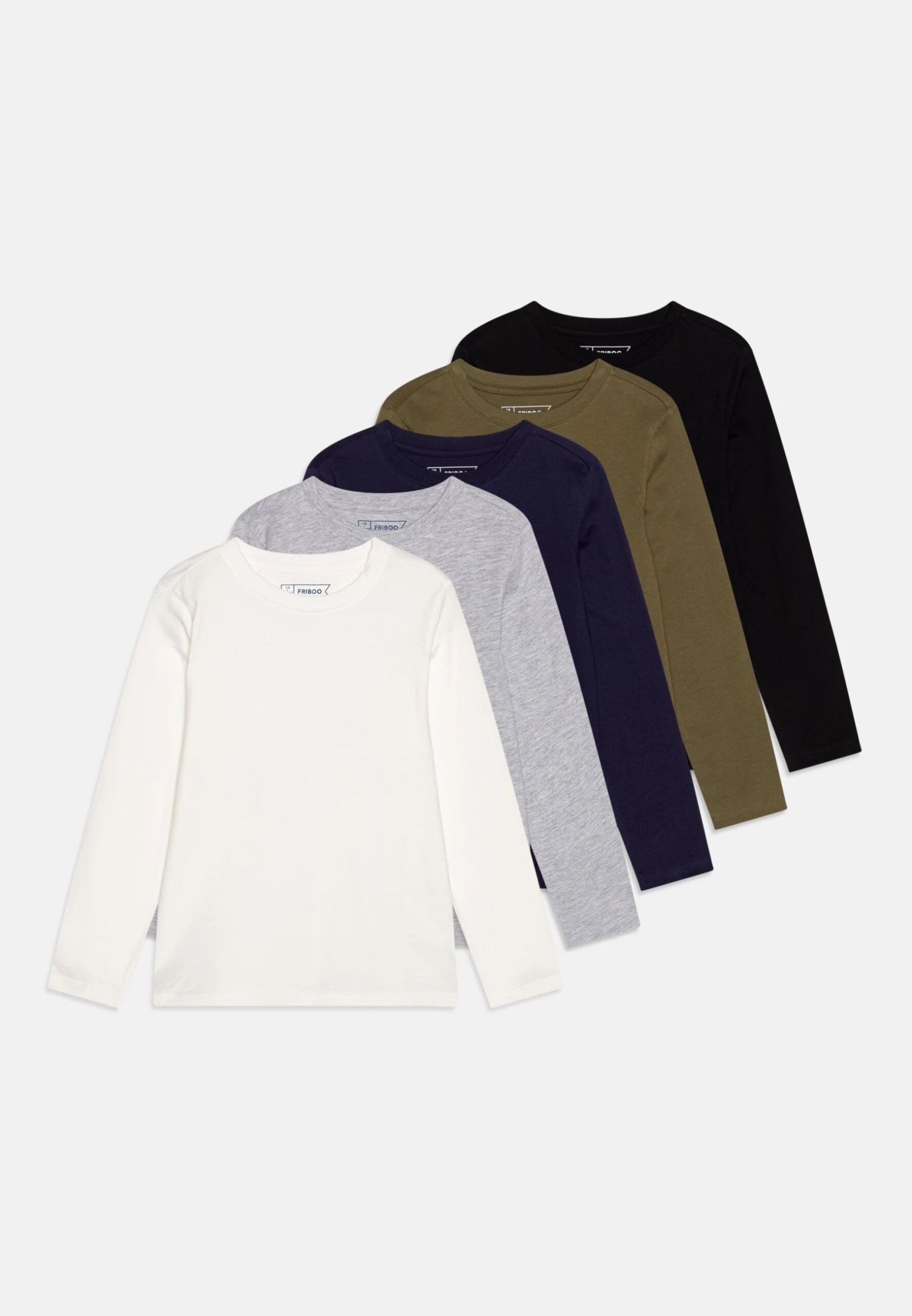 Friboo 5 PackMaglietta A Manica LungaMulti-Coloured/Green/Blue Bambini T-shirt & Top F5723G075-T11 1 Friboo 5 PackMaglietta A Manica LungaMulti-Coloured/Green/Blue Bambini T-shirt & Top F5723G075-T11